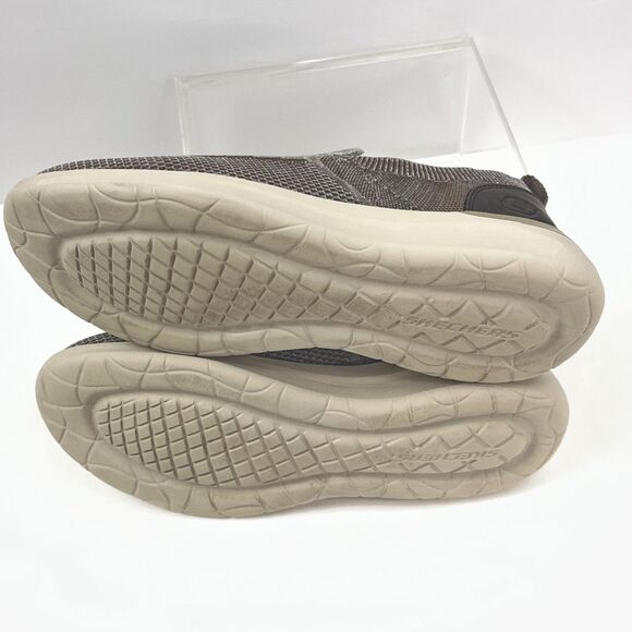 Skechers Shoes Mens 9.5 Khaki Mesh Slip On Lattimore Warner Casual Arch Fit main image 8